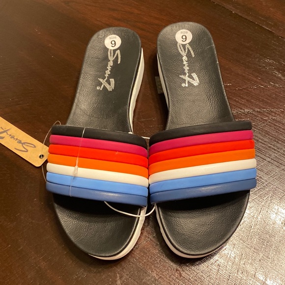 7 For All Mankind Shoes - Seven for Mankind Slides